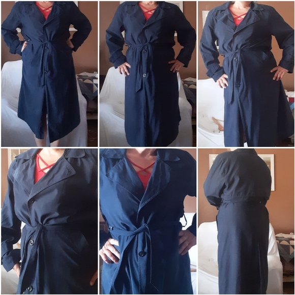 London Fog Navy Jacket - Picture 2 of 13